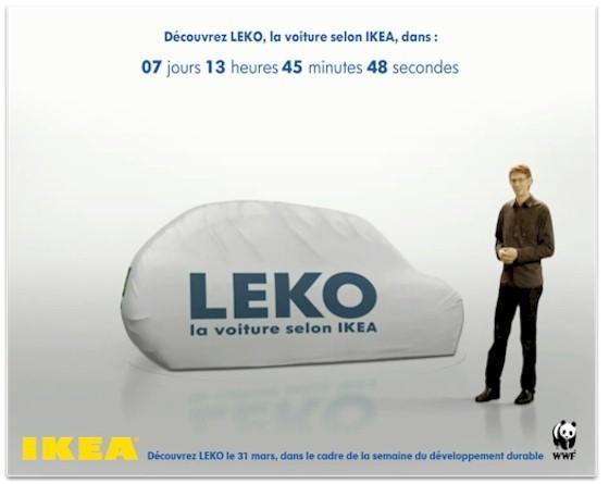 LEKO, la voiture selon IKEA...