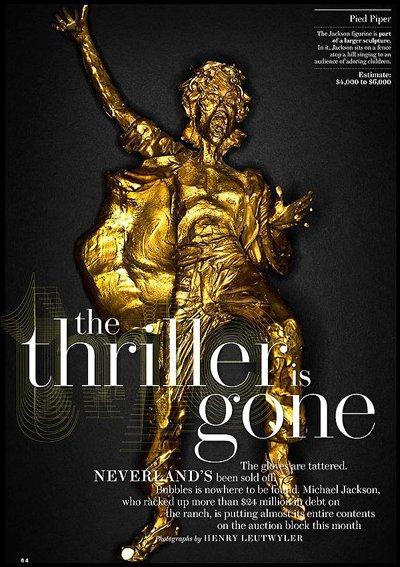 Michael Jackson Transformer (à bas prix) - Paperblog Michael Jackson In Gold Magazine