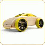 Mini voiture Automoblox C9-m sports car jaune