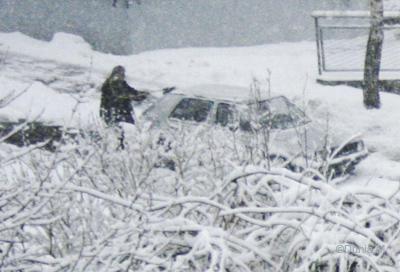 La Chaux-de-Fonds: neige le 24 mars 2009