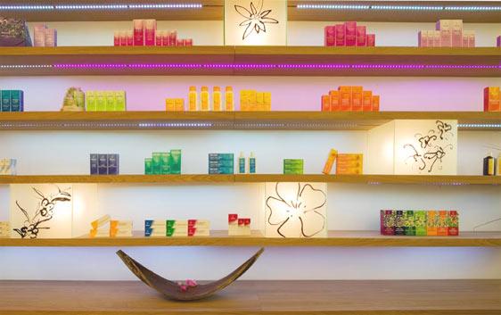 Espace Weleda: beauté portée main