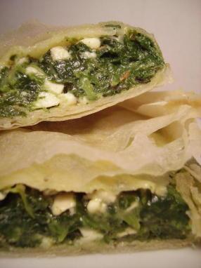 BÖrek-beurek-burek feta Épinards