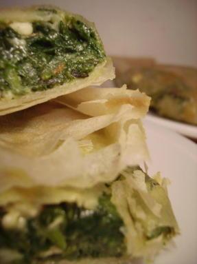 BÖrek-beurek-burek feta Épinards