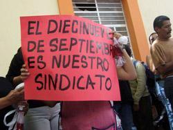 Pour le respect des droits de l’Homme et des droits syndicaux