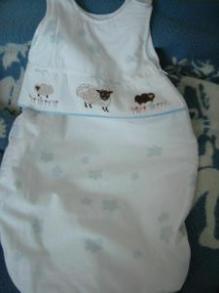 Gigoteuse bleu/blanc