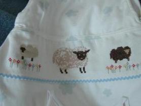 Gigoteuse bleu/blanc