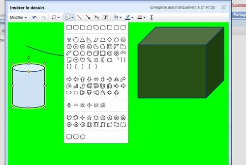 google documents desssins 10 Google Documents ajoute un module de dessin
