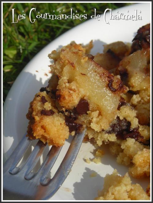 Crumble Poires/Chocolat