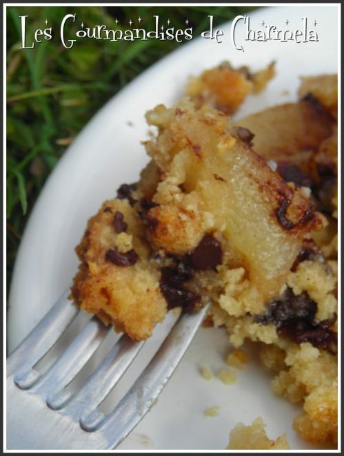 Crumble Poires/Chocolat