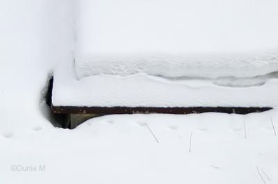 La Chaux-de-Fonds: neige le 26 mars 2009