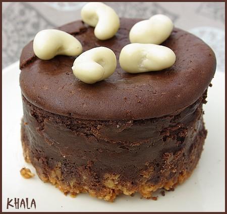 cheese cake au chocolat et au tofu soyeux