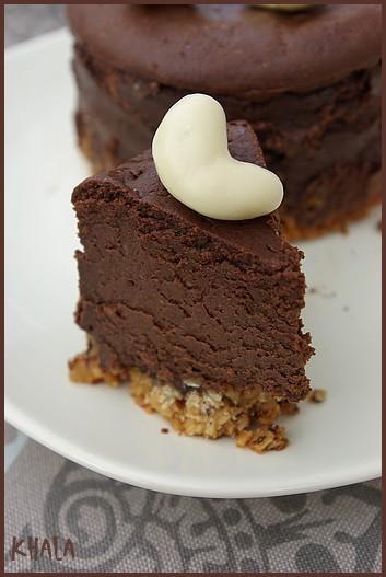 cheese cake au chocolat et au tofu soyeux