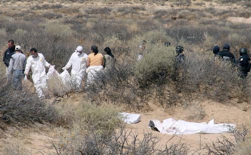 Un appel anonyme a conduit la police à un site où au moins neuf corps ont été retrouvés dans une grave rapporté les médias locaux. 