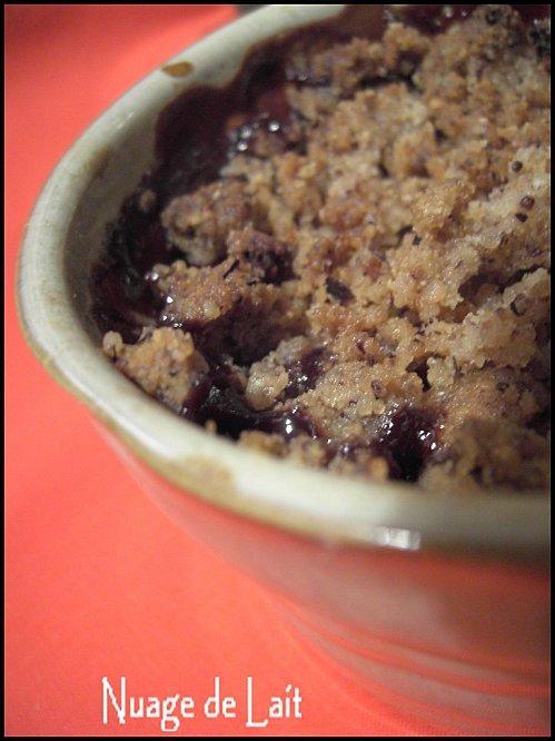 Crumble Vanillé Poire-Chocolat