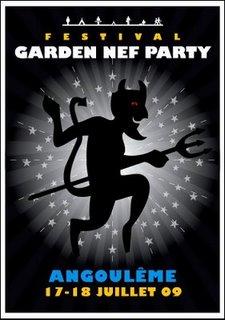 Premiers noms pour la Garden Nef Party 2009