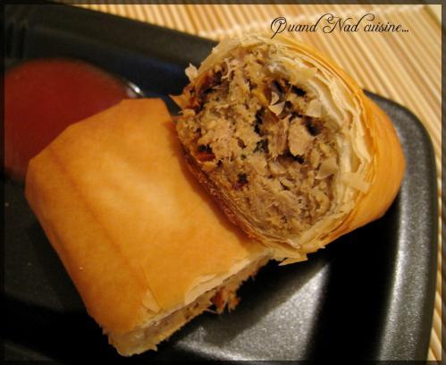 Croustillants de thon aux herbes et tomates séchées