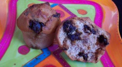 Muffins griottes confites Earl Grey
