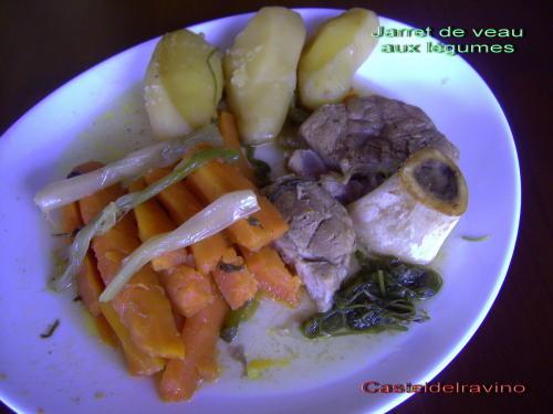 Jarret de veau aux petits légumes .....!A ma façon......!