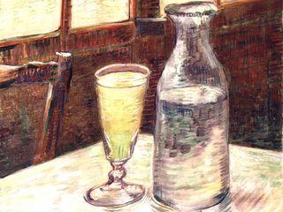 Van-Gogh-Glass-Of-Absinthe-And-A-Carafe