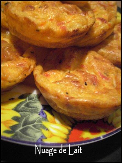 Mini Quiches aux Délices de Poivrons