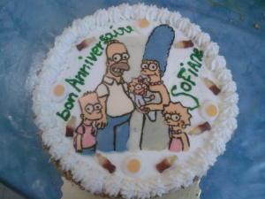 gâteau simpson,winnie