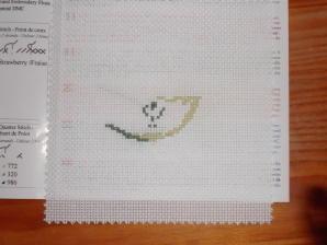 Premier essai en broderie