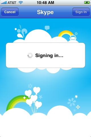 Skype sur iPhone : en téléchargement Mardi 31