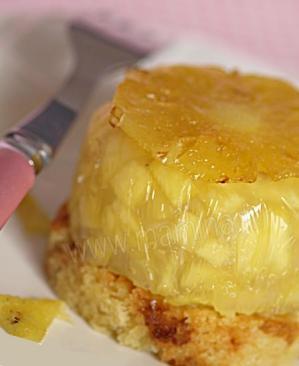 Ananas en gelee de pina colada a l'agar agar, recette light