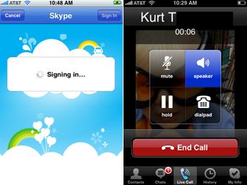 skype iphone voip