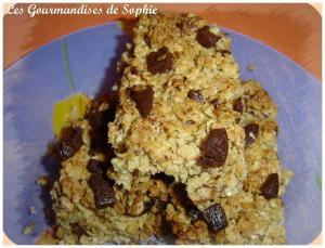 Barres au muesli et aux abricots secs