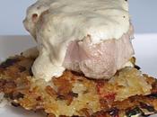 Filet mignon moutarde ancienne, galettes croustillantes