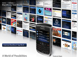 BlackBerry World ouvre boutique d'applications