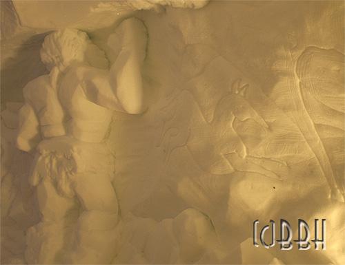 La Grotte de Glace 2009, thème: l'âge du feu, L'alpe d'huez