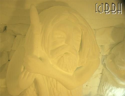 La Grotte de Glace 2009, thème: l'âge du feu, L'alpe d'huez