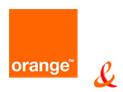Messagerie visuelle orange