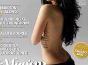 Megan Topless pour Magazine