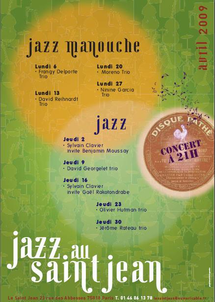 Jazz au Saint Jean - avril 09