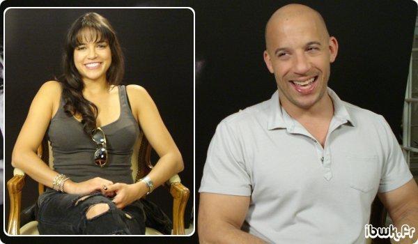 Rencontre: Quand Vin Diesel & Michelle Rodriguez déboulent à Paris