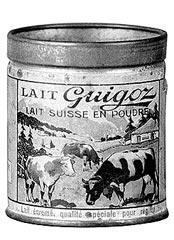 Boîte de lait Guigoz (env. 1920)