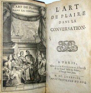 L'art de la conversation.