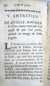 L'art de la conversation.