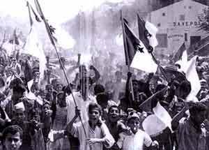 Les massacres de Sétif , Guelma et Kheratta, le début de la guerre d’Algérie.