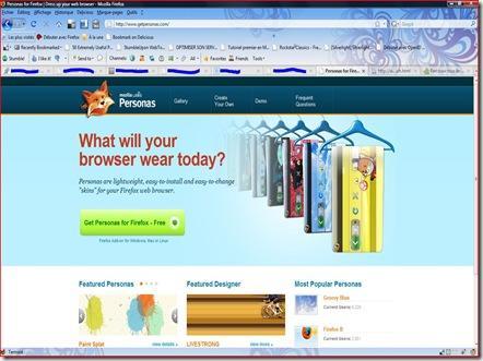 Personas un plugin pour changer rapidement et facilement de theme dans Firefox