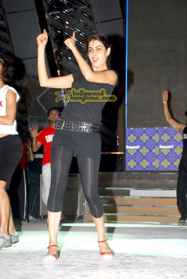 Genelia rehearses for Femina Miss India 2009 performance