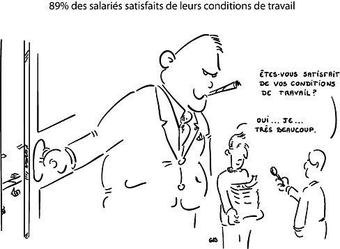 89% des salariés satisfaits de leurs conditions de travail
