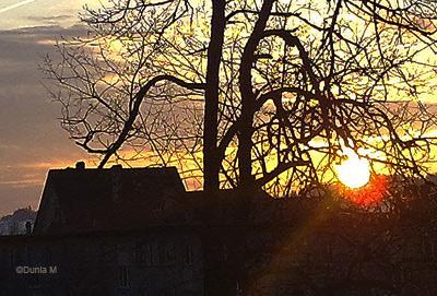 La Chaux-de-Fonds: levé de soleil avril 2009