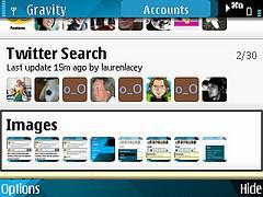 Gravity s60 twitter client Screenshot0096