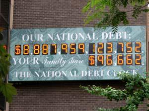 La National Debt Clock de Manhattan