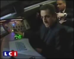 Sarkozy aux commandes de l’AGV