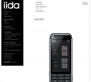 IIDA - téléphone portable japonais